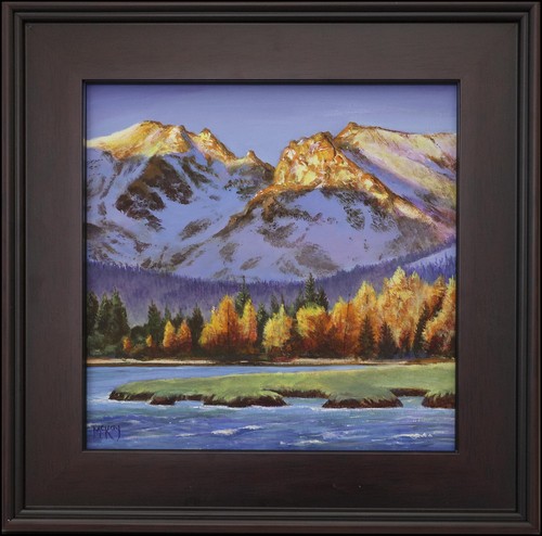 Click to view detail for Rocky Mountain Morning 12x12 $750